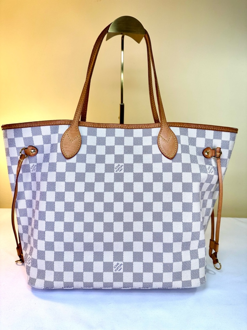 Louis Vuitton Damier Azur Neverfull MM SD2187 US 2017